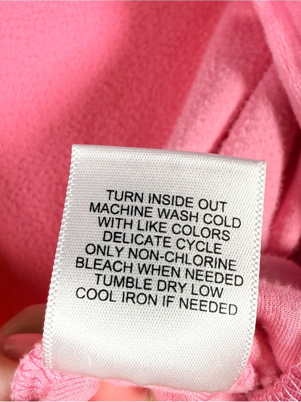 Juicy Couture Pink Velour Hoodie & Sweatpants Track Suit Rhinestone Y2K Size L - Picture 11 of 15